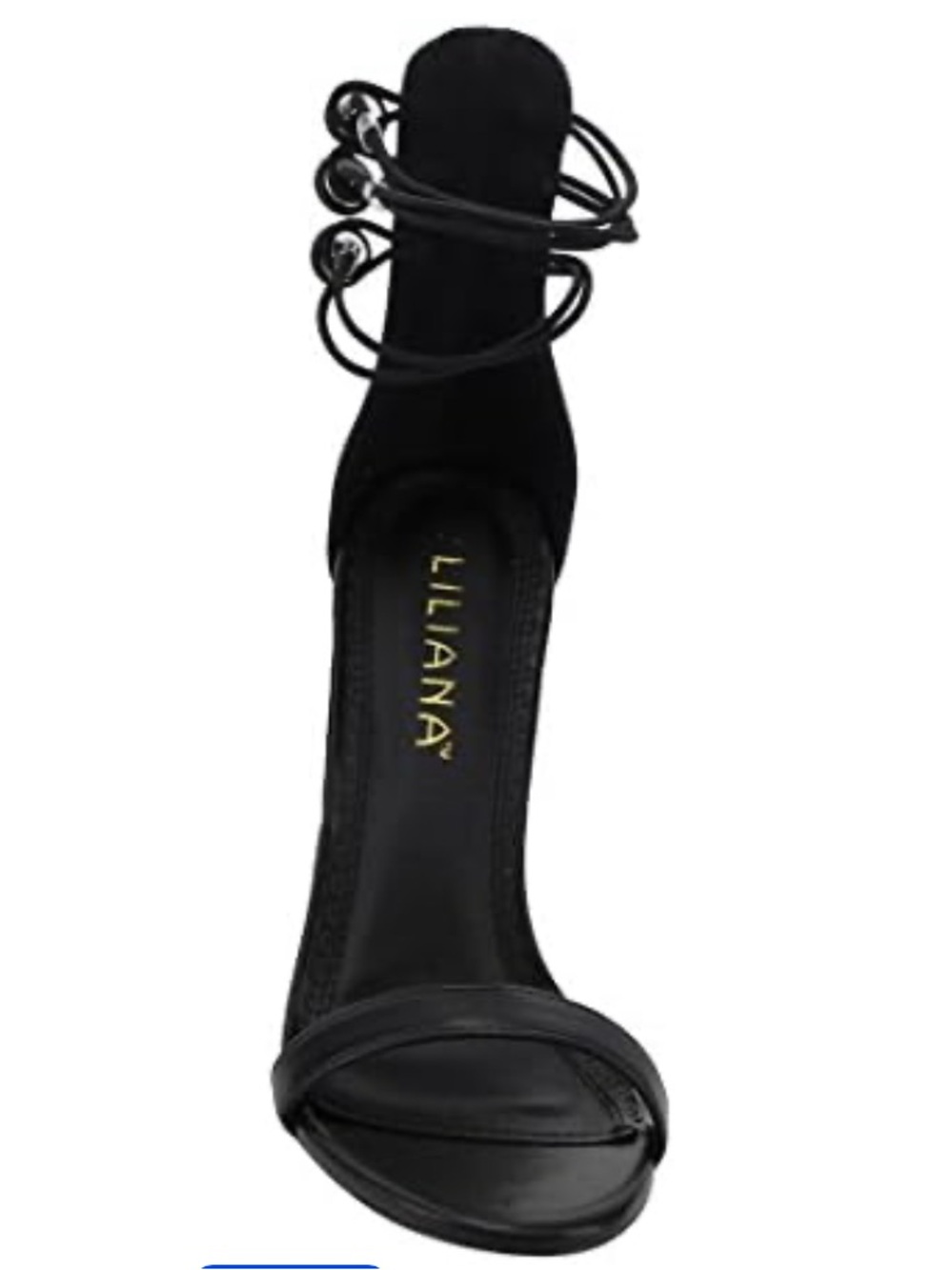 Liliana EG68 Bungee Ankle Strap High Stiletto Heel  Size 10 NWT